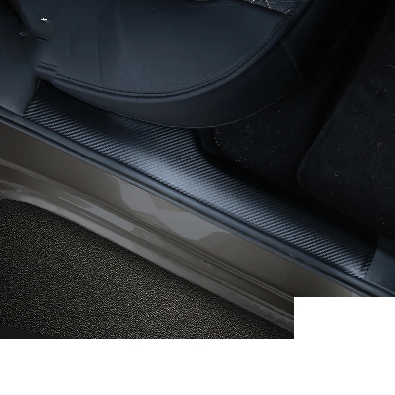 

Lsrtw2017 Car Door Edge Sill Threshold Sticker for Skoda Octavia a7 Superb 2016 2017 2018 2019 2020 Interior Accessories
