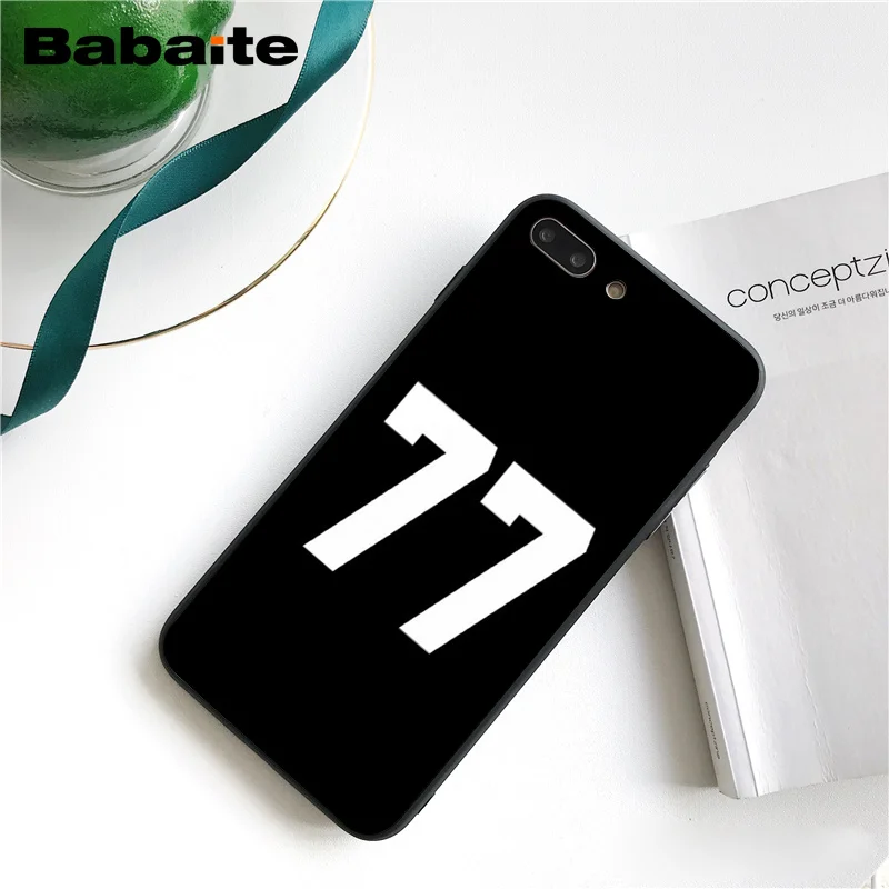 A7 Babaite счастливое число и письмо чехол для телефона для iphone 11 Pro 11Pro Max 8 7 6 6S Plus 5 5S SE XR X XS MAX - Цвет: A7