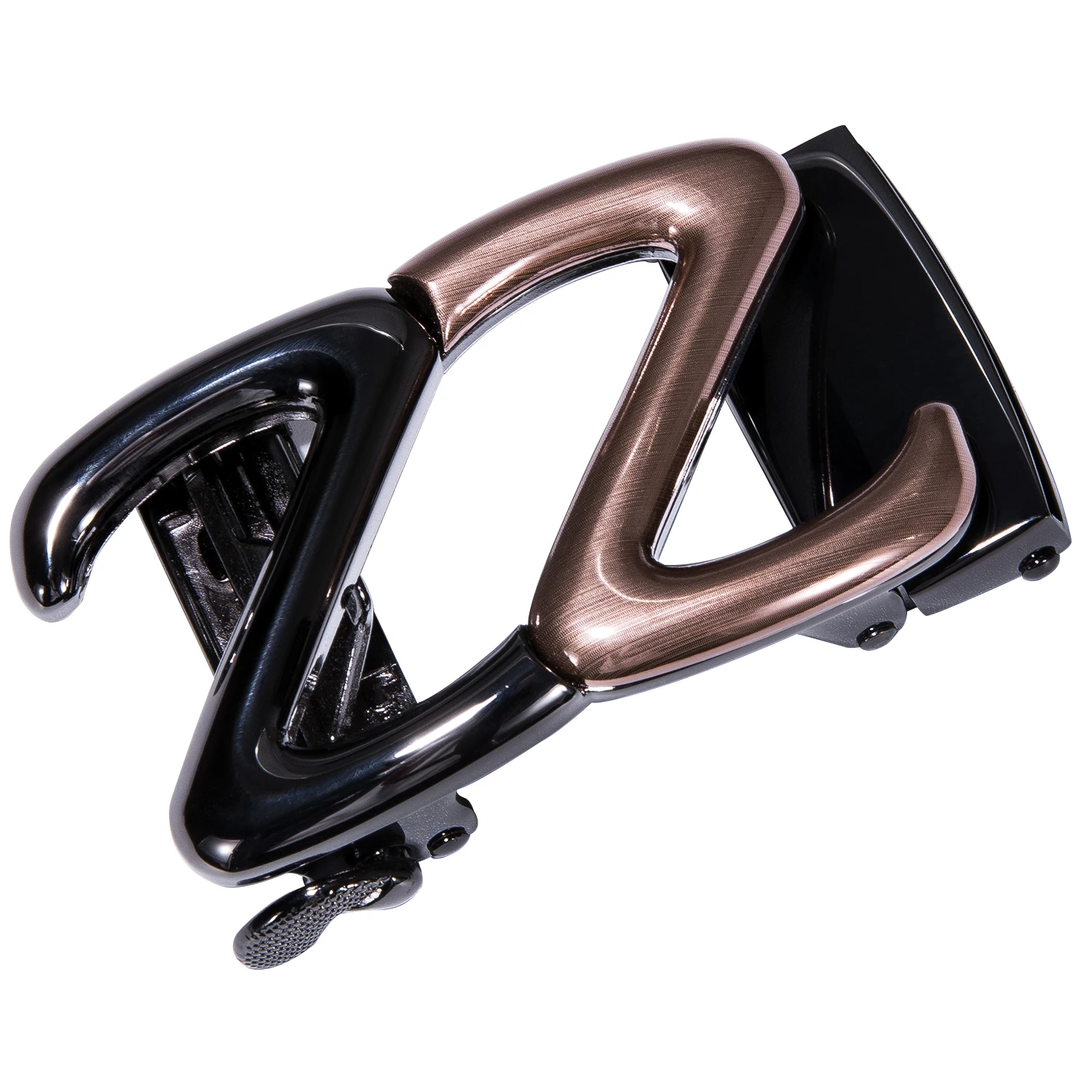 Брендовый мужской ремень Hi Tie роскошный синий из натуральной воловьей кожи с