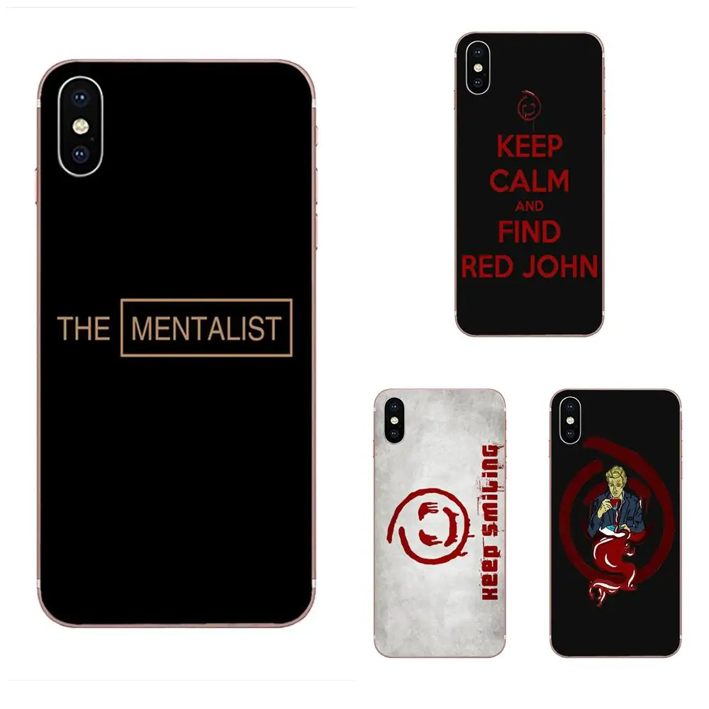 Менталистский красный мягкий чехол для Apple iPhone 4 4s 5 5C 5S SE 6 6S 7 8 Plus X XS Max