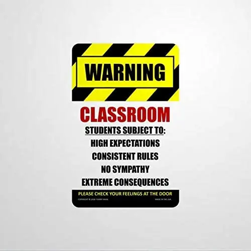 

Классный Предупреждение ительный Забавный металлический знак, металлические знаки, Настенный декор 8x12 дюймов