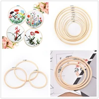 1315182123263034cm embroidery hoops frame set bamboo wooden embroidery hoop rings for diy cross stitch needle craft tools