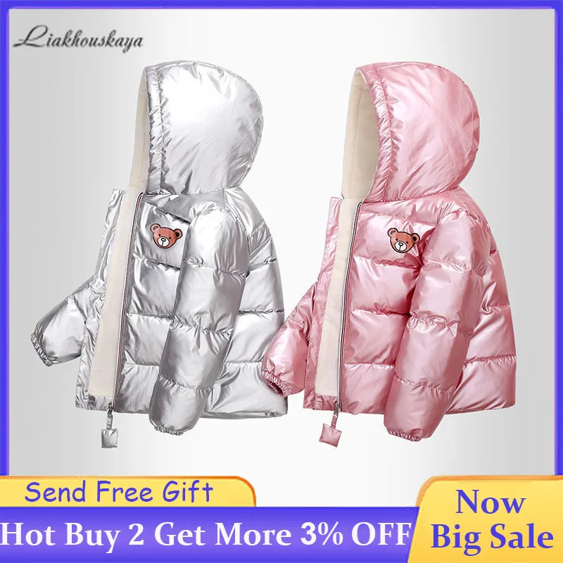 Зимняя куртка для девочек 2020 водонепроницаемая пуховая детская парка