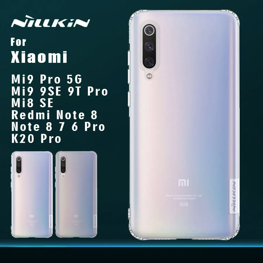 Чехол Nillkin для Xiaomi mi 9 Pro 5G mi 8 SE 9T Pro 9SE чехол TPU мягкая задняя крышка чехол для Xiao mi Red mi K20 Note 8 7 6 Pro Чехол