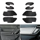 4 шт., кожаная панель для подлокотника салона автомобиля Subaru Forester 2013 2014 2015 2016 2017 2018