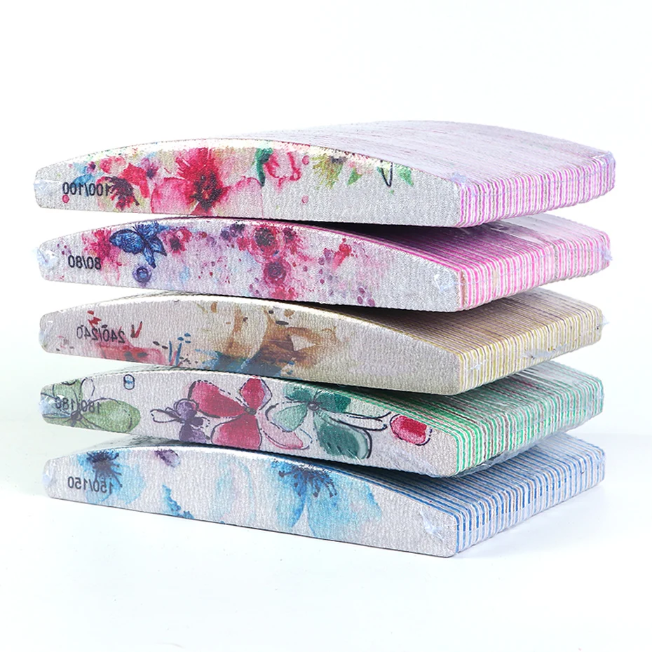 Набор одноразовых пилок для ногтей 25 шт. пилочки маникюрные инструменты