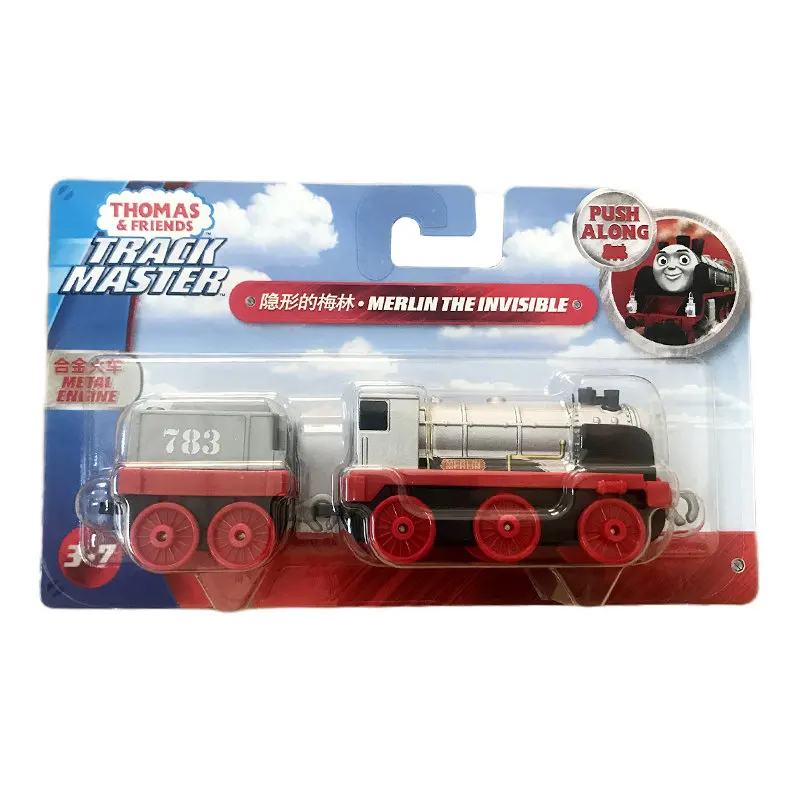 MERLIN-CHV26 Паровозик Томас и его друзья с каретой Эмилия Генрих Гордон мини-поезда железнодорожные аксессуары классический металлический литой автомобиль детские игрушки - Цвет: MERLIN-CHV26