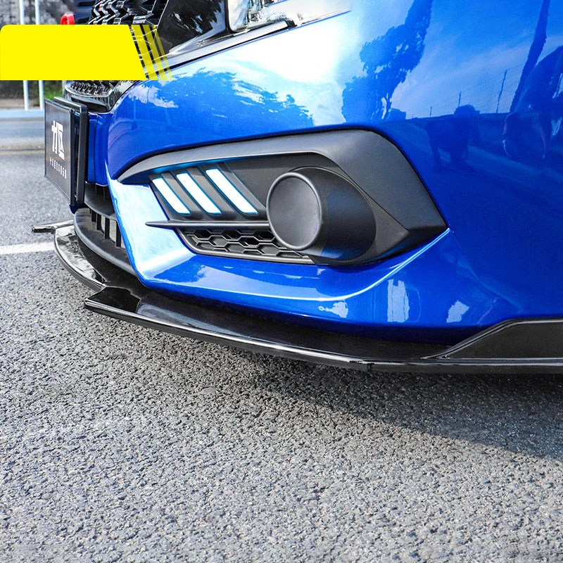 Универсальный 3 шт./компл. из углеродного волокна внешний вид/глянцевый черный