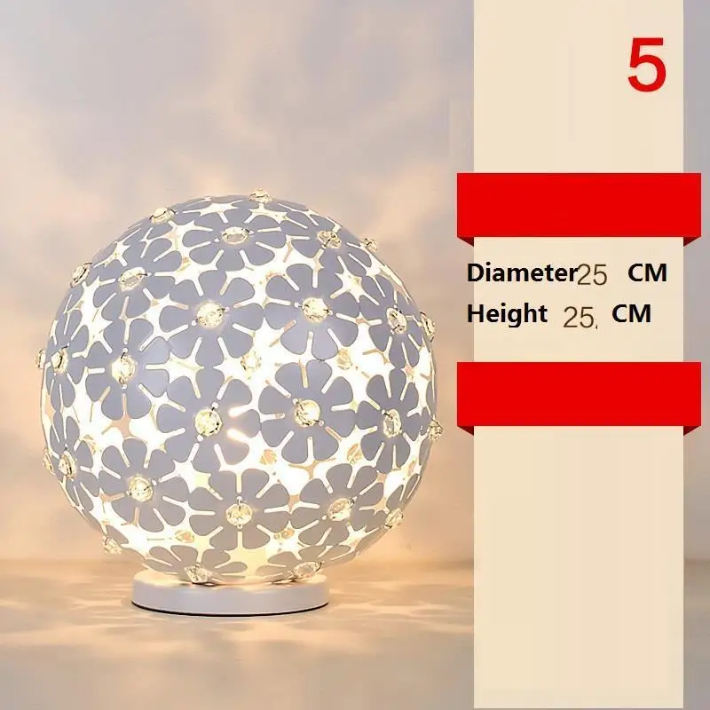 Настольная лампа Crystal Tischlampe Home Art Schemerlamp Nachttischlampe Lampara Para El Dormitorio Luminaria De Mesa
