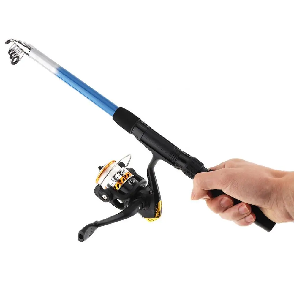 1 8 м рыболовная удочка катушка леска комбинированный Полный комплект с