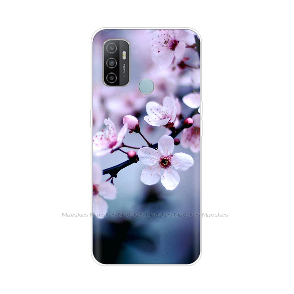 For Oppo A53 Case A53 2020 Silicon Phone Cover For OPPOA53 A 53 Case 6.5 inch Printing Fundas etui Back Protective Bumper Coque