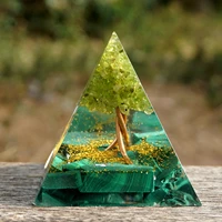 60mm orgonite pyramid tree of life muladhara chakra obsidian natural crystal repel evil spirits pyramid ornament gift home decor