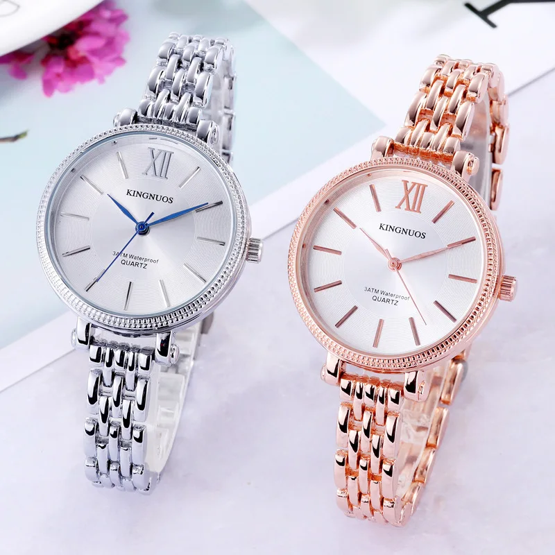 

WOMEN QUARTZ CHAIN WRISTWATCH STUDENTS GIRLS DRESS TOP BRAND LUXURY WATERPROOF LADIES ROSE GOLD WATCH RELOGIO FEMININO