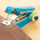 Портативная ручная швейная машинка, быстрое электрическое устройство для шитья одежды и тканей, беспроводная швейная машинка