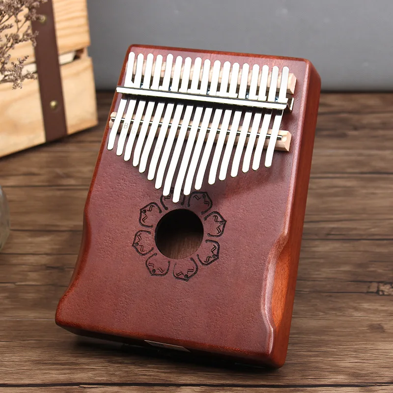 Калимба 17 клавишных африканских твердых красного дерева палец пианино санза