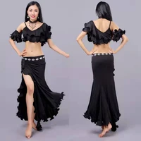 black belly dance costume whiteindian dress women sexy carnaval costumes womens long skirt belly dance bras clothes for girls