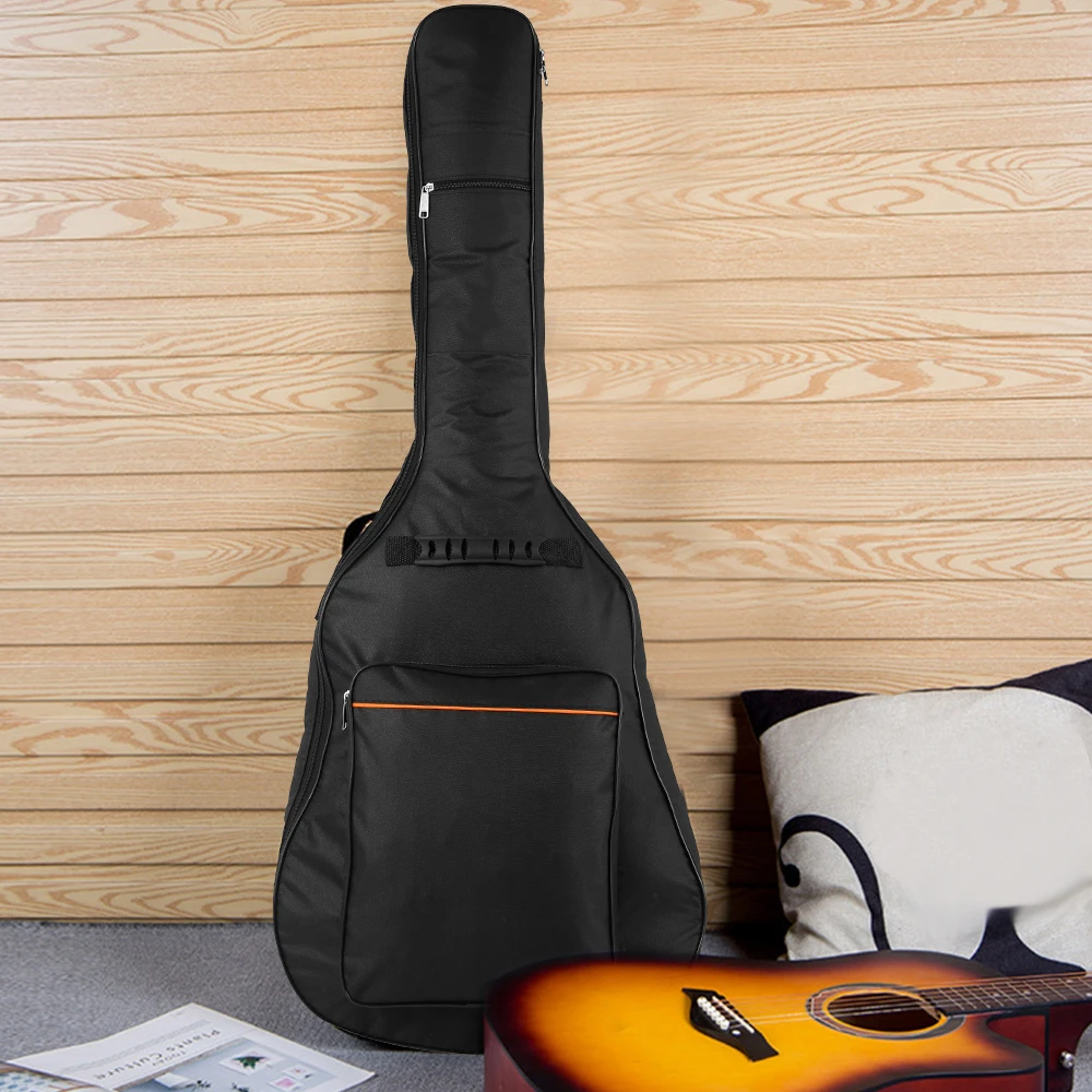 40/41 дюймов Ткань Оксфорд черный гитарный Гиг сумка Мягкий чехол Наплечные ремни