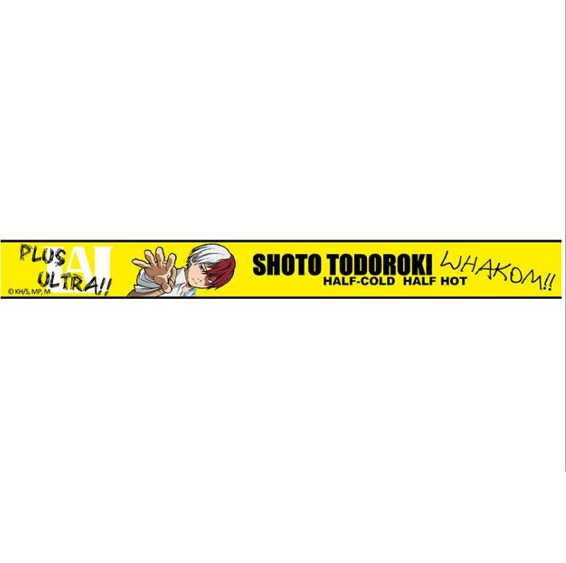 95x6.2CM Anime My Boku No Hero Academia DIY Suitcase Travel Stickers Laptop Skateboard Izuku Midoriya Might Character Decals |