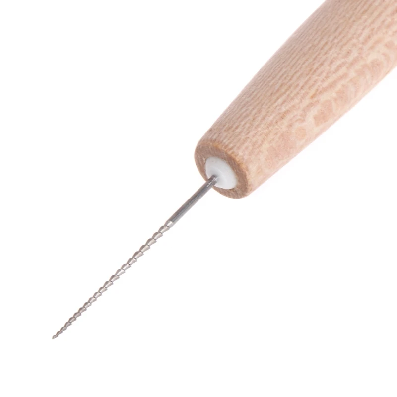 

Jewelry Beads Enlarger Tool Wood Handle Holes Handmade Making DIY Reamer Tackle