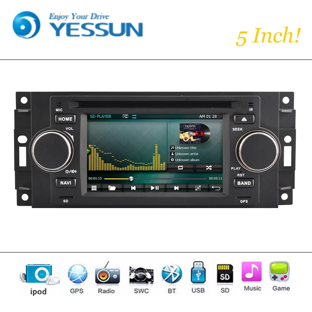 Автомобильный DVD плеер Wince система для Chrysler 300C Pt Criser/ Dodge RAM/ Jeep Grand Cherokee Радио Стерео
