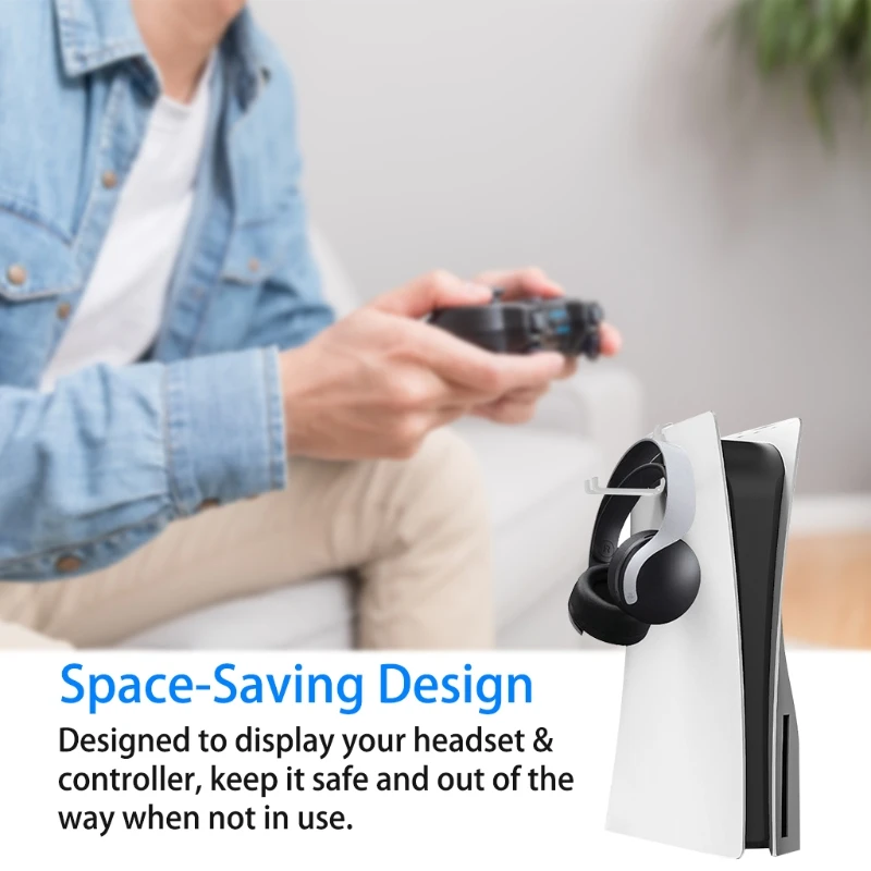 

Sony PlayStation 5 White Headset Holder ABS Convenient Controller Stand Bracket Ps5 Nintendo Switch Ps4 Controller