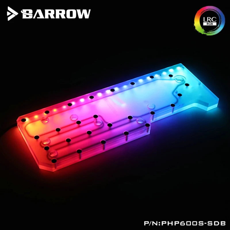 

Barrow water-cooled Phanteks P600S chassis DIY computer custom radiator water channel board PHP600S-SDB