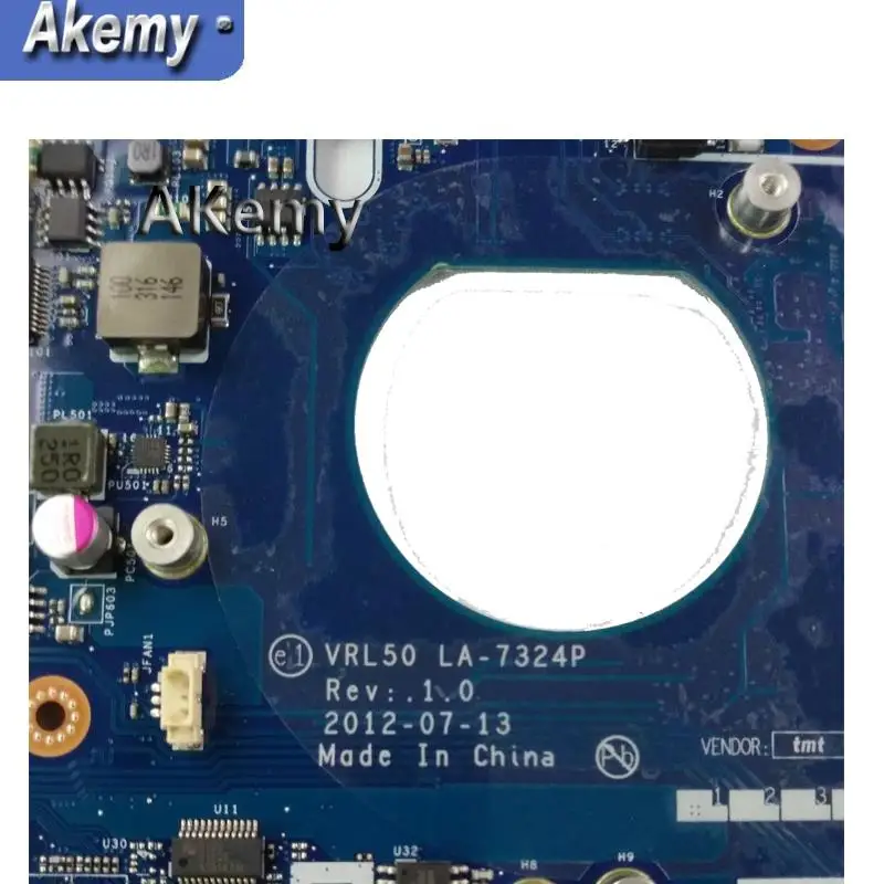 

Akemy PBL50 LA-7321P REV:1A Laptop motherboard for ASUS X43B K43B K43BR K43BY X43 K43 Test original mainboard