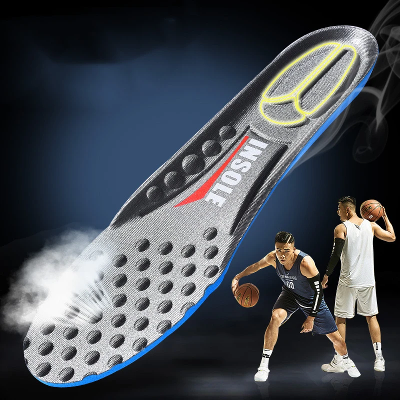 

1 Pair Sport Running Soft Insoles Feet Man Women Orthopedic Pad Shock Absorption Arch Support Shoes Basketball Shock Absorption