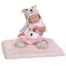 NPK кукла 50 см bebe reborn Новорожденный ребенок близнец мальчик и