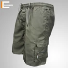 Шорты-карго мужские классические, уличные тактические короткие штаны в стиле милитари, бриджи с несколькими карманами для охоты, рыбалки, лето 2022