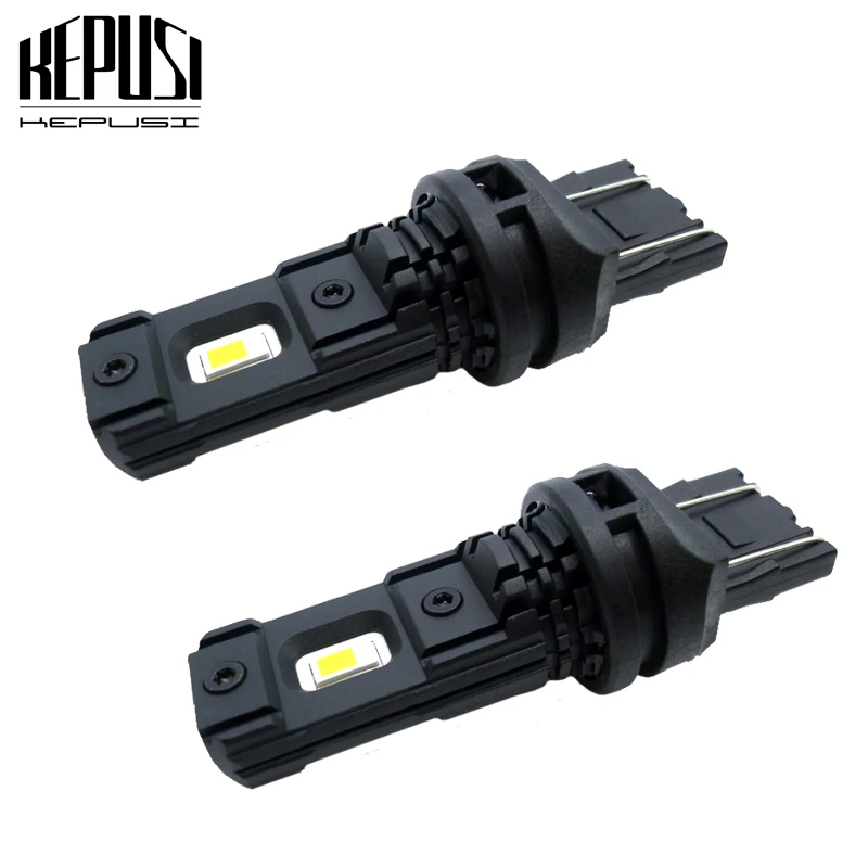 

Белый светодиодный ОД для указателей поворота T20, W21/5 Вт, 7443, 7440, W21W, CSP, 7444NA, стоп-сигналы, 3000лм, 12 В, 24 В, 2 шт.