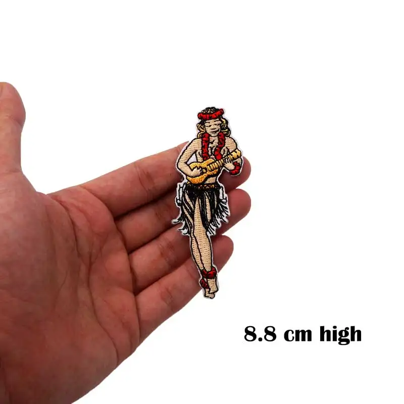 Индийская Женская нашивка с мультяшной качающейся девушкой always a lady вышитые