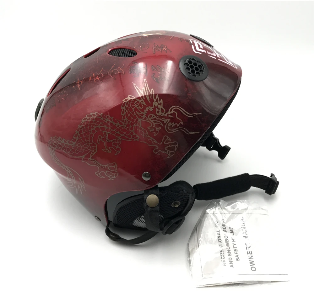 Крутой череп дизайн детский лыжный сноуборд шлем для мальчиков и девочек высокое