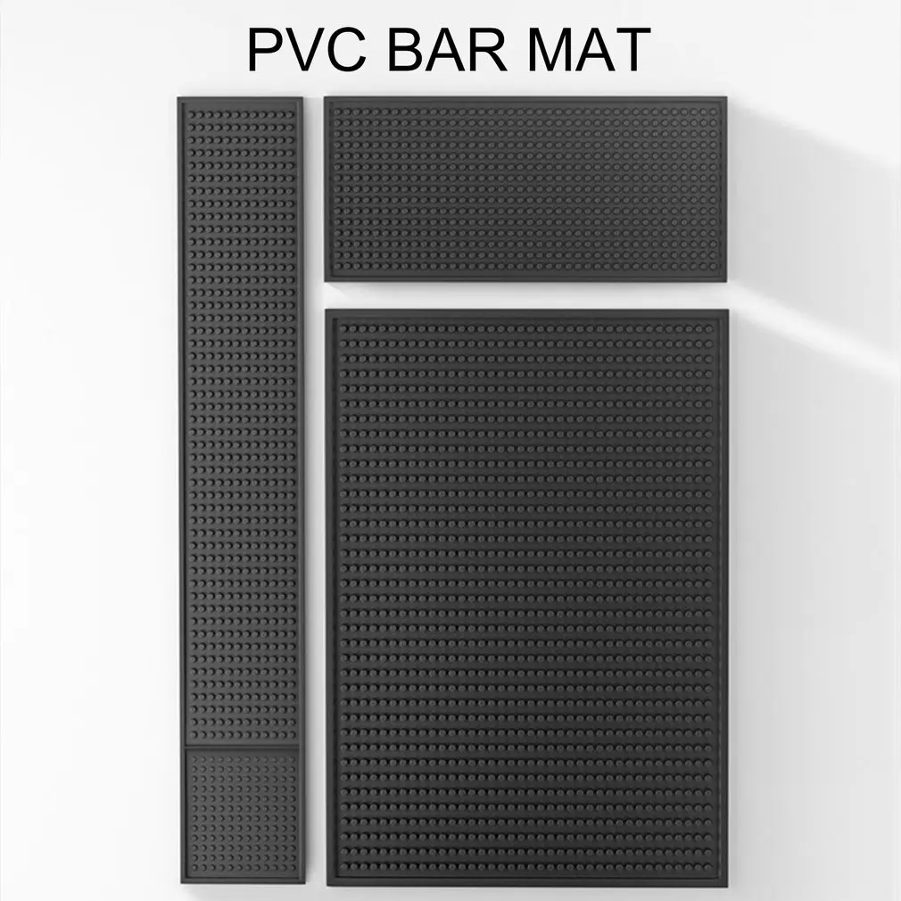 

Bar Cafe Water Filter Square Mat Silicone Soft Pad Soft Mat Bar Water Pad Water Coaster Water Filter Mat