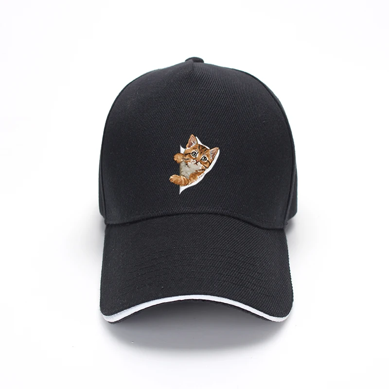 

Fashion Cute Mafio Cat Baseball Cap Duck Hat Cap Outdoor Sport Spring And Summer Adjustable Men Women Caps Hip Hop Hats