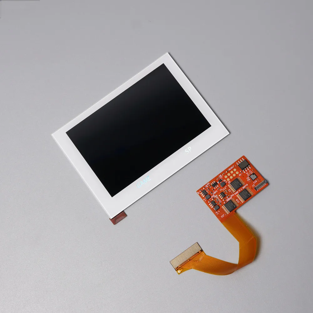 ЖК дисплей для GBA SP IPS V2 5 уровней яркости Gameboy Advance игровой аксессуар комплект
