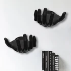 Настенное украшение для гитары, 3D, скульптура ручной работы, декоративный органайзер, 1 пара