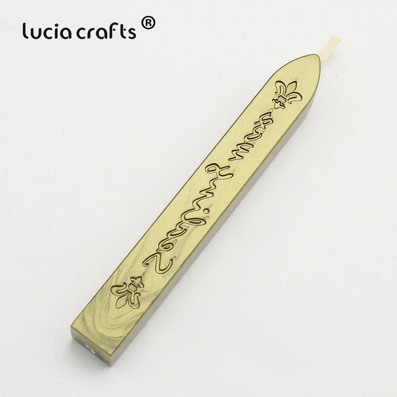 Распродажа! Lucia crafts 9*1,1*1,1 см красочные уплотнительные восковые палочки штамп воск для документов запечатывания 1 шт./лот I1108