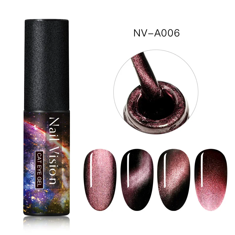 AAS07649 Nail Vision 9D Galaxy Cat Eye гель-Хамелеон Гель для ногтей длительный Galaxy Star эффект кошачьих глаз замачивается УФ/светодиодный - Цвет: AAS07649