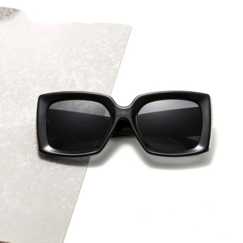 

new retro square sunglasses women 2020 luxury brand vintage gradient sun glasses black gray eyewears men high quality shades