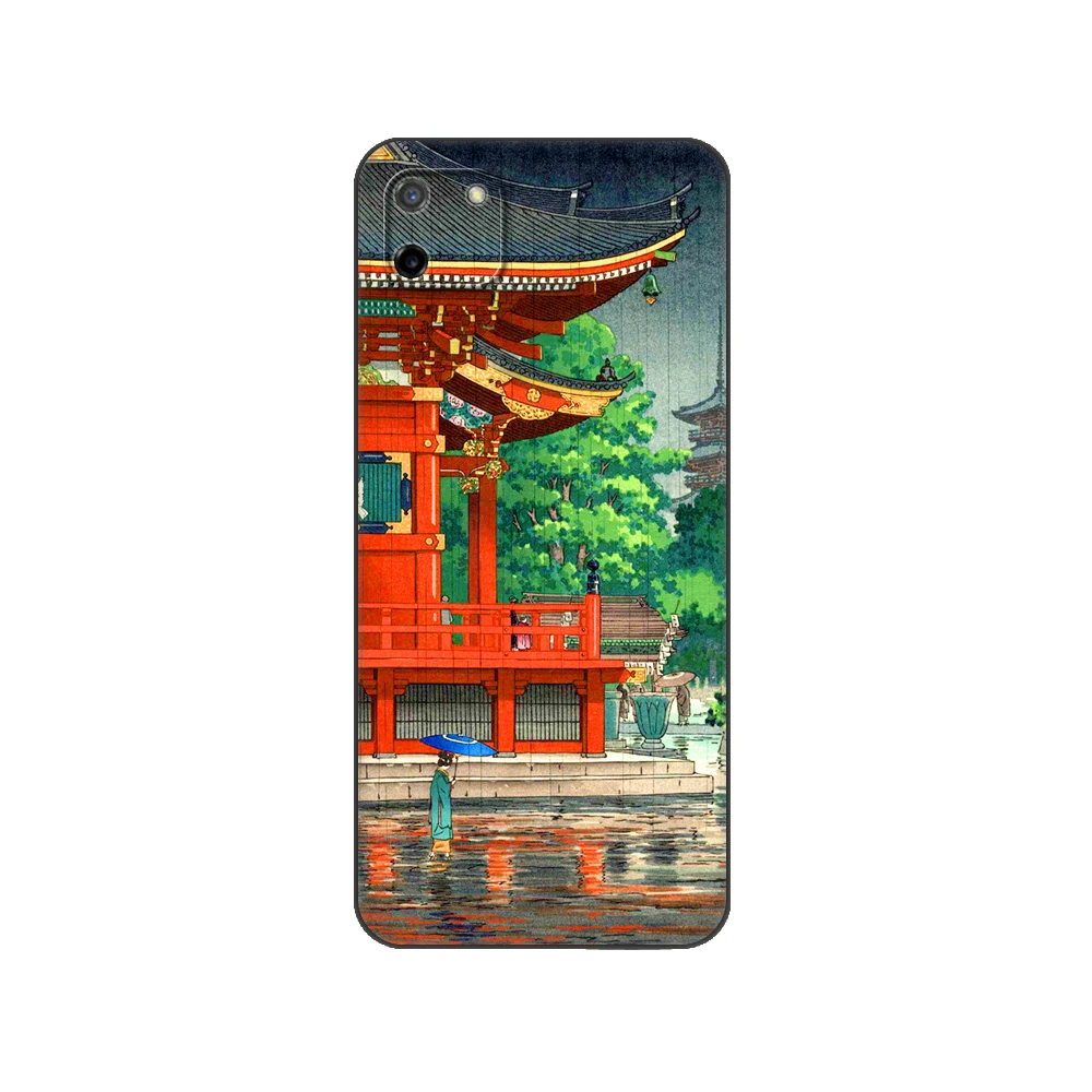 Флейта для OPPO Realme C11 чехол C 11 RealmeC11 Back RMX2185 чехол-бампер в японском стиле искусство