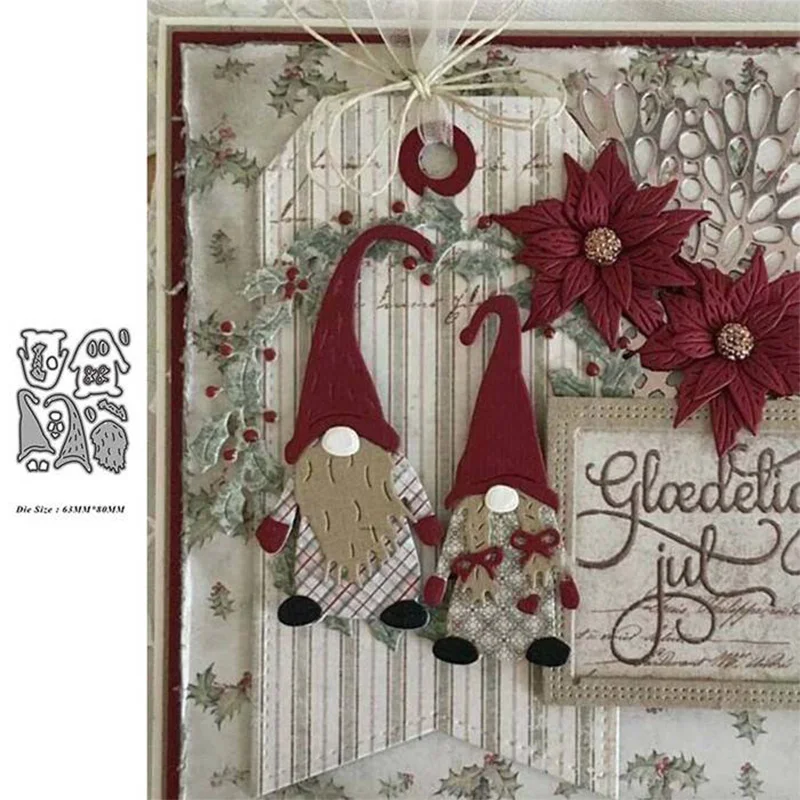 

Christmas Santa Claus Metal Cutting Dies Stencils for DIY Scrapbooking Photo Album Decorative Embossing DIY Paper Cards