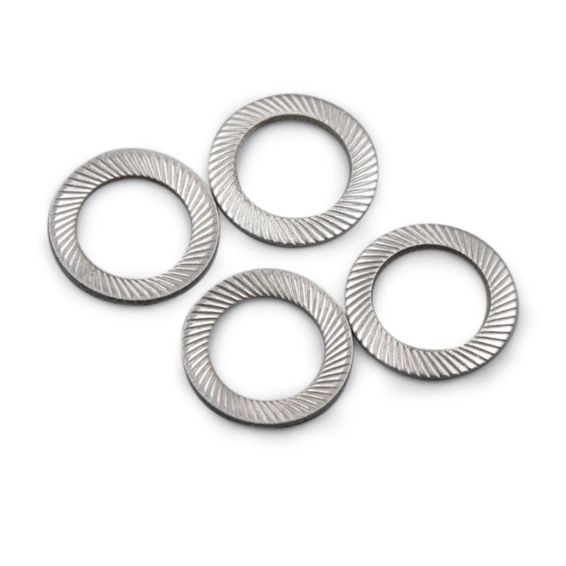 Нержавеющая сталь DIN9250 (S) блокировочная шайба двойные рельсы стандартная