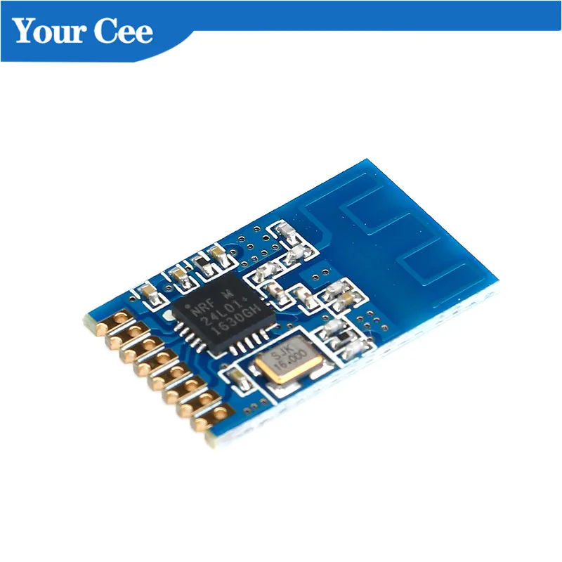 Новый активный радиочастотный модуль NRF24l01 + 2 4 ГГц SMD Беспроводная мини версия