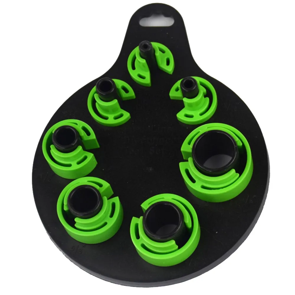 

7pcs Air Conditioning Pipe Removal Tool Set 1/4 to 7/8 Inch A/C Oil Pipe Plastic Disconnect Tool Car Maintenance Repair Kit