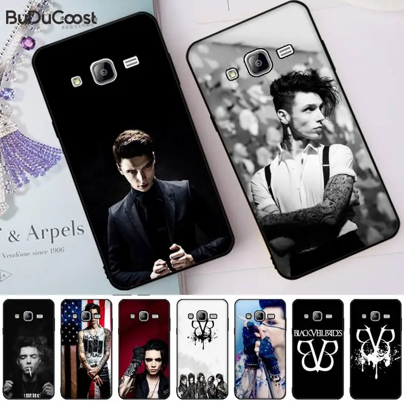 

Hrmes Andy Biersack Veil Brides BVB Soft Rubber Phone Cover For Samsung Galaxy J7 J6 J8 J4 J4Plus J7 DUO J7NEO J2 J7 Prime