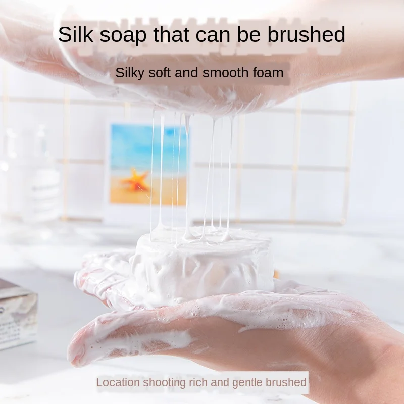 Пин Ап козье молоко мыло из натурального шелка гель наилучшее тряпка для мытья