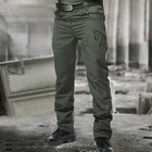 Брюки-карго мужские камуфляжные, эластичные штаны в стиле милитари, с несколькими карманами, брюки для бега, тактические брюки для улицы, размеры до 5XL