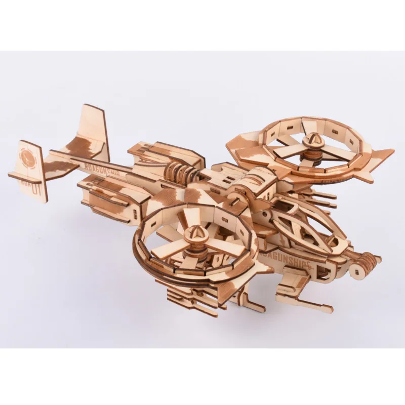 Деревянная сборная игрушка сделай сам деревянный трехмерный пазл модель