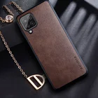 Чехол для Samsung galaxy A12, чехол с ретро деловым дизайном из искусственной кожи, чехол для телефона samsung galaxy a12, чехол, Обложка